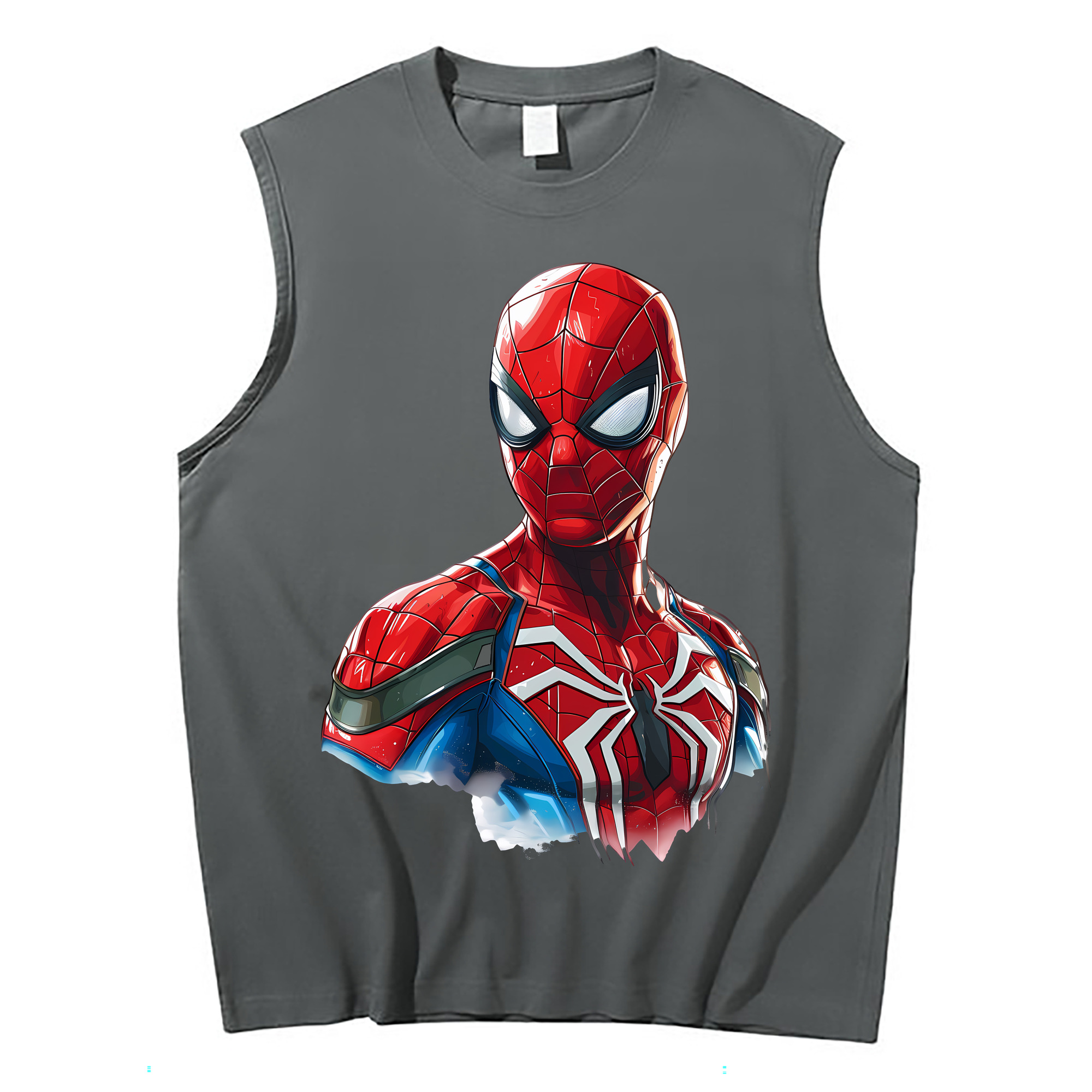 （画像用） Spider Man スパイダーマン コットン100％タンクトップ（フロントプリント）